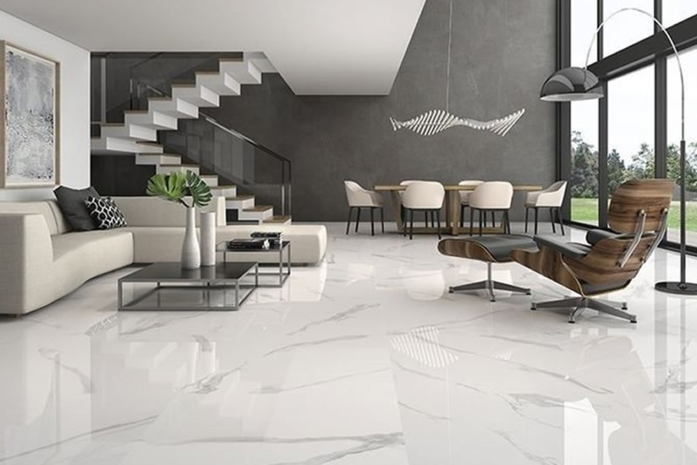 Carrara white marble, destination of exclusive residences